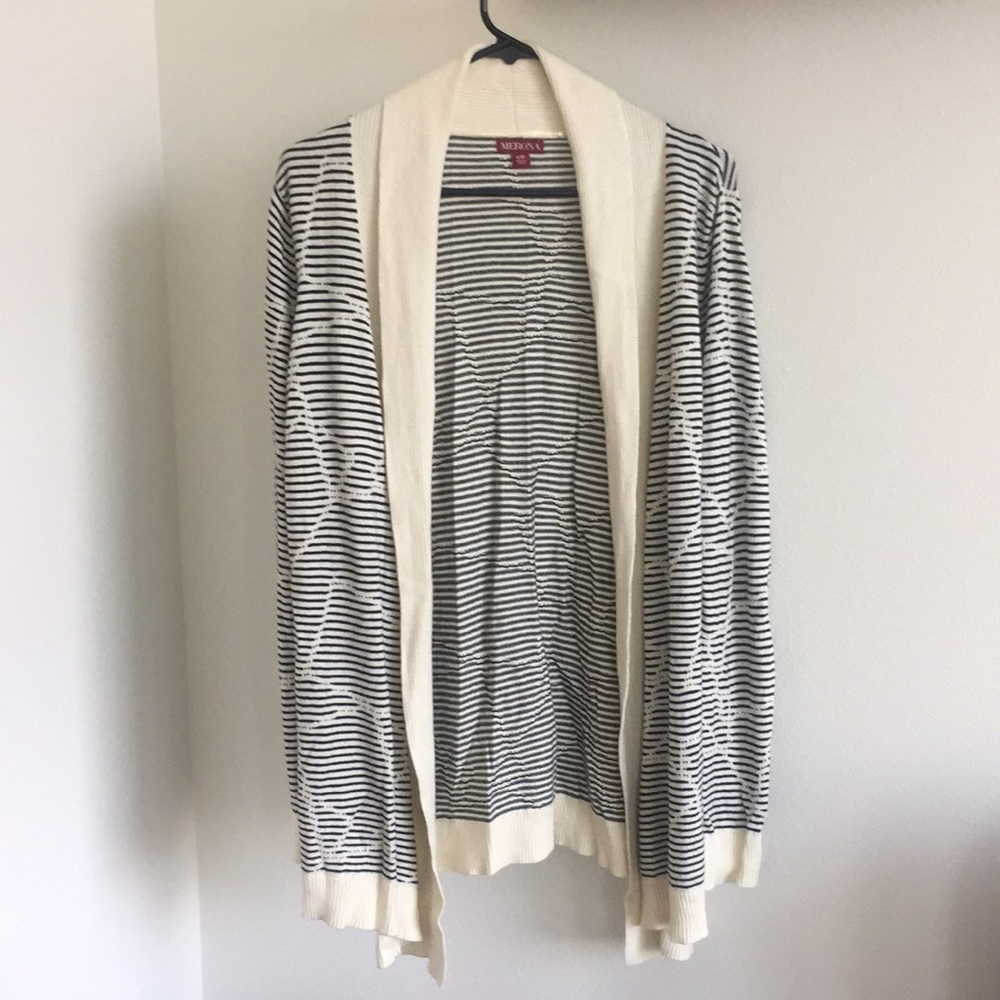 Striped cardi